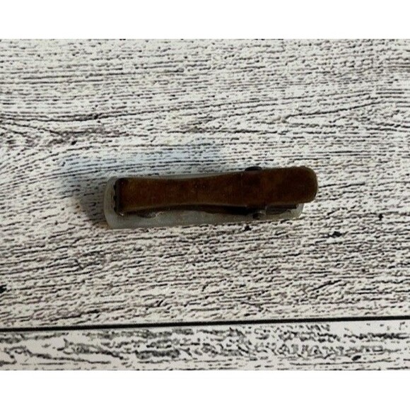 Vintage Mother of Pearl Scarf Clip 1.25" - Picture 5 of 5